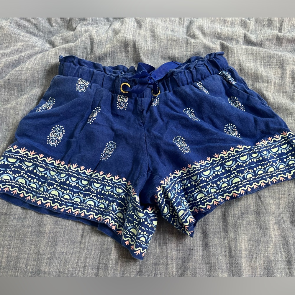 Lilly Pulitzer Arey Shorts Lapis Lovely Lanterns Draw Cord s